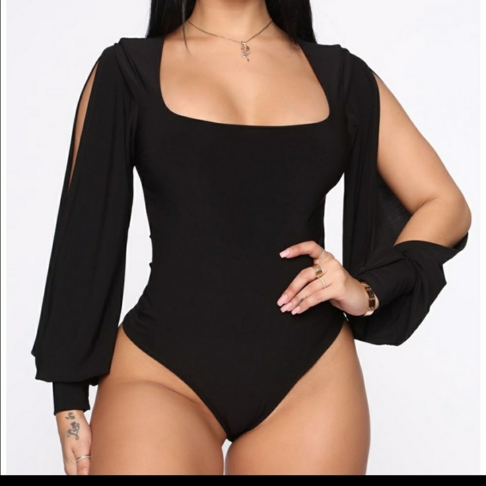 Fashion nova black bodysuit